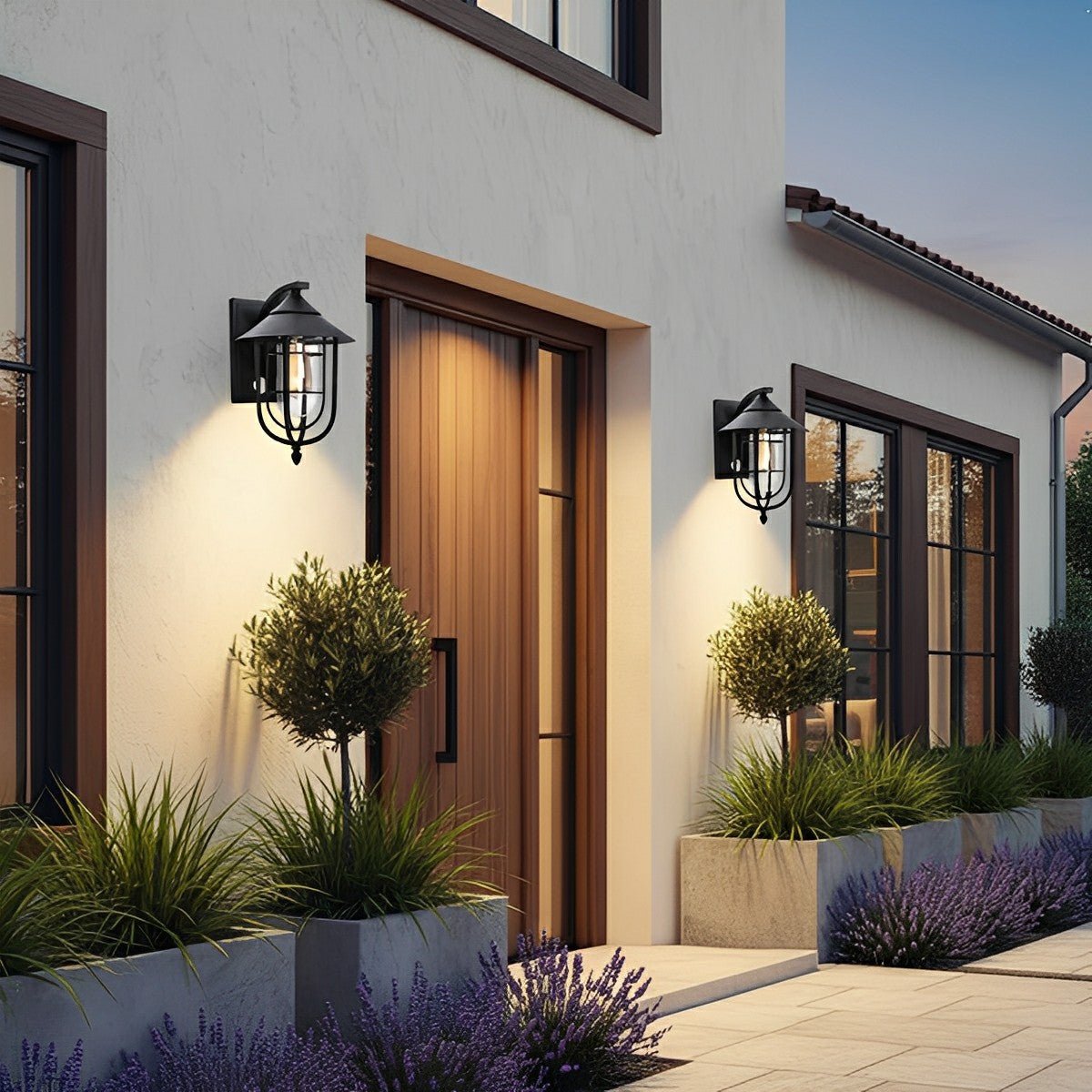 Wren Vintage Birdcage Outdoor LED Porch Wall Light, Waterproof