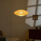 Kumo Washi Paper Light, Swag Pendant Lamp, Round Paper Lampshade, 3 Sizes, White Cable