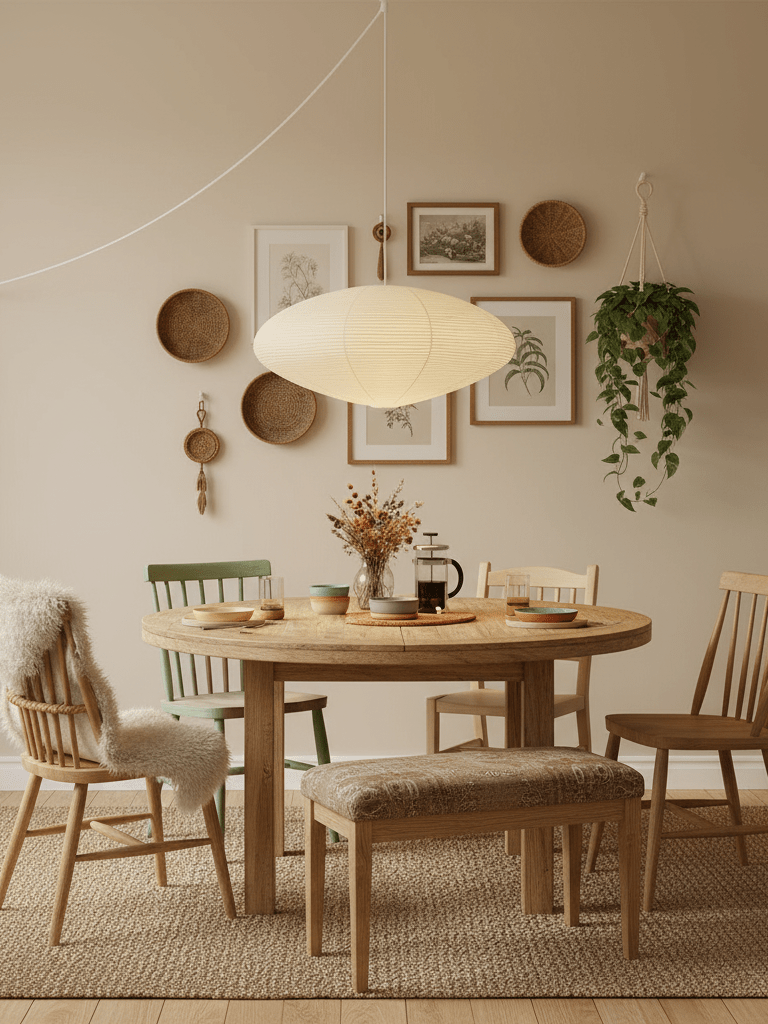 Kumo Washi Paper Light, Swag Pendant Lamp, Round Paper Lampshade, 3 Sizes, White Cable