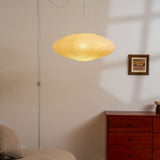 Kumo Washi Paper Light, Swag Pendant Lamp, Round Paper Lampshade, 3 Sizes, White Cable