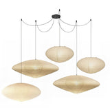 Tomo Island Kitchen Lighting Pendant, Washi Paper Pendant Light, 3 Sizes, Multi-Light Sets