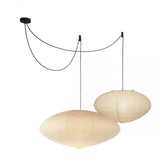 Tomo Island Kitchen Lighting Pendant, Washi Paper Pendant Light, 3 Sizes, Multi-Light Sets