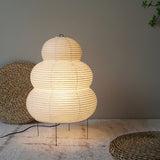Kotori Rice Paper Lantern Table Lamp, Handmade Washi Shade, Plug-In, 8 Sizes