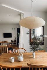 Tomo Island Kitchen Lighting Pendant, Washi Paper Pendant Light, 3 Sizes, Multi-Light Sets