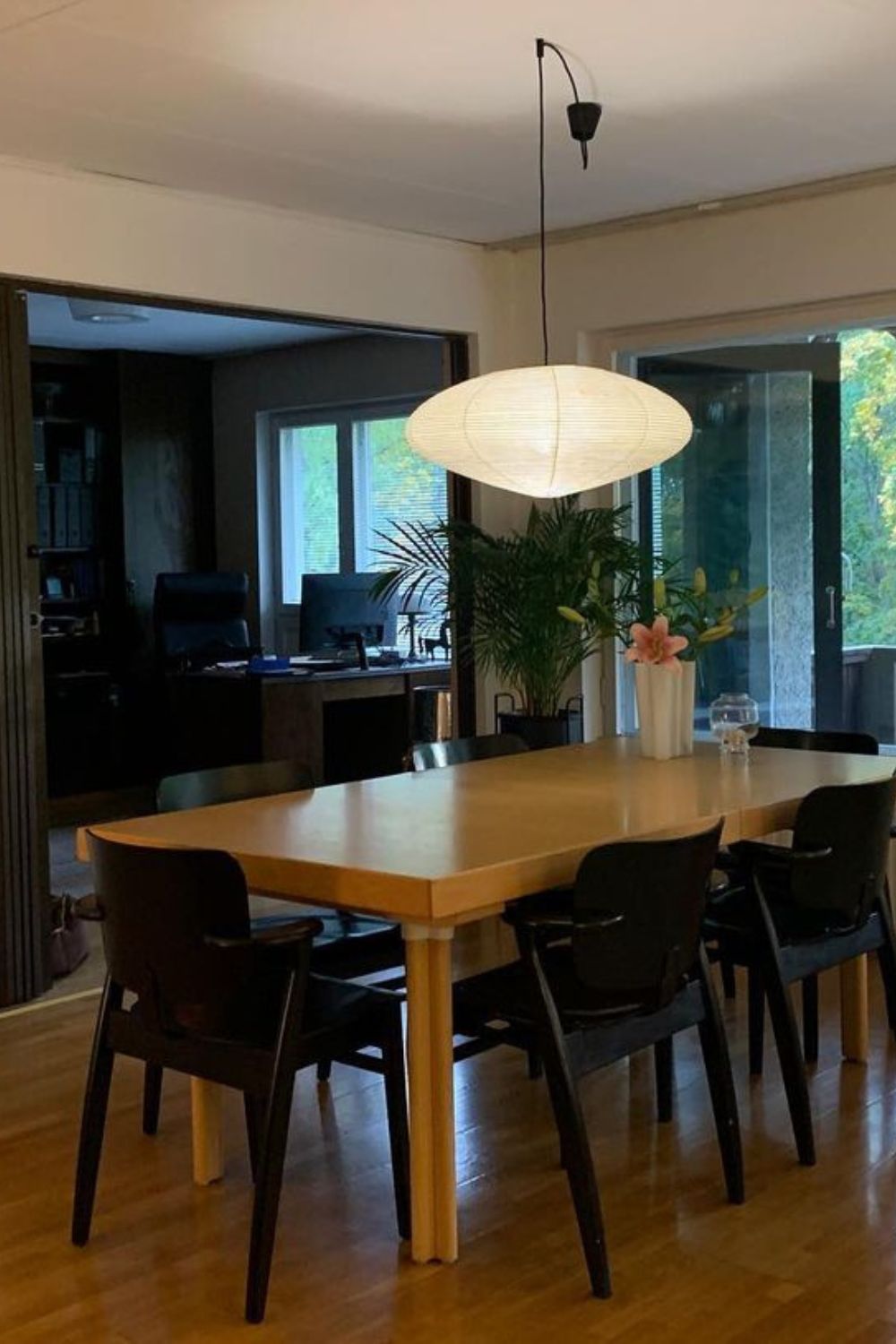 Tomo Island Kitchen Lighting Pendant, Washi Paper Pendant Light, 3 Sizes, Multi-Light Sets