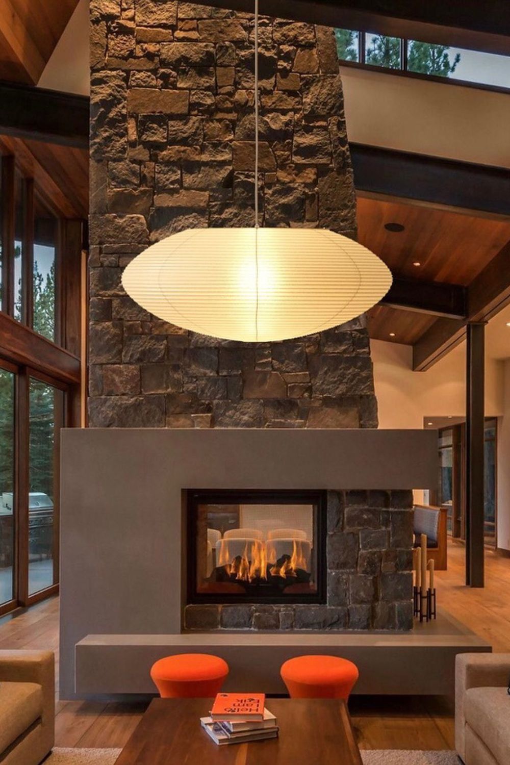Kitchen Island Pendant Lighting Fixtures, Tomo Washi Paper Pendant, Handcrafted Shade, 3 Sizes