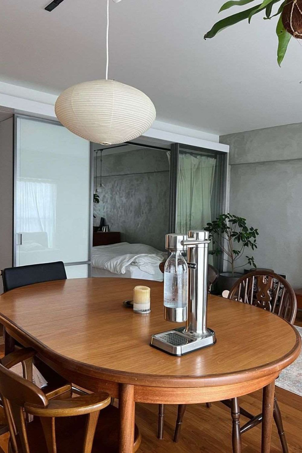 Kitchen Island Pendant Lighting Fixtures, Tomo Washi Paper Pendant, Handcrafted Shade, 3 Sizes