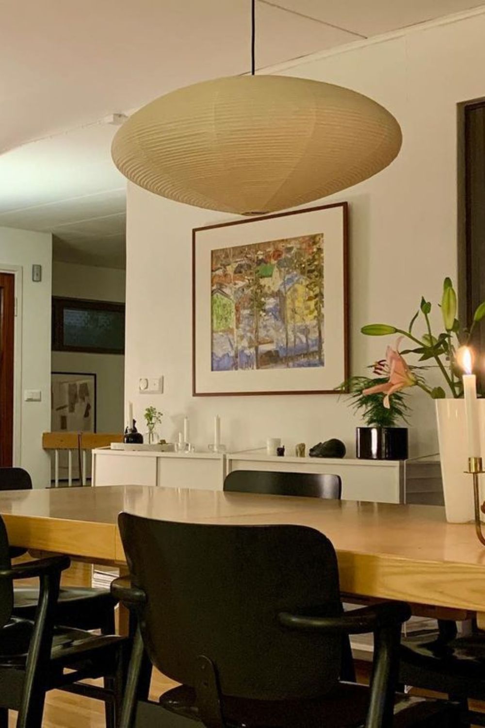 Tomo Island Kitchen Lighting Pendant, Washi Paper Pendant Light, 3 Sizes, Multi-Light Sets