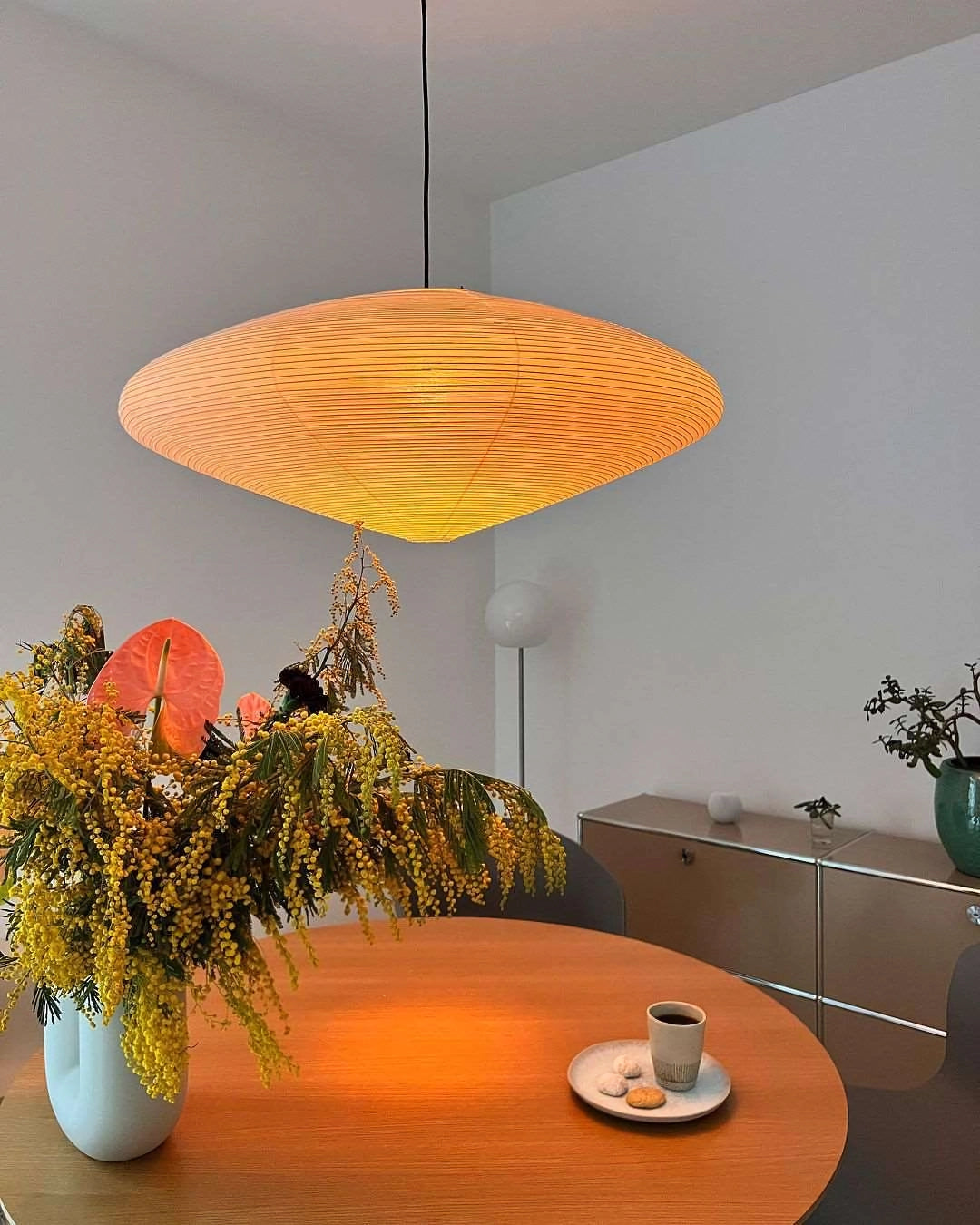 Tomo Island Kitchen Lighting Pendant, Washi Paper Pendant Light, 3 Sizes, Multi-Light Sets