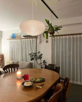 Kitchen Island Pendant Lighting Fixtures, Tomo Washi Paper Pendant, Handcrafted Shade, 3 Sizes