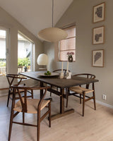 Kitchen Island Pendant Lighting Fixtures, Tomo Washi Paper Pendant, Handcrafted Shade, 3 Sizes