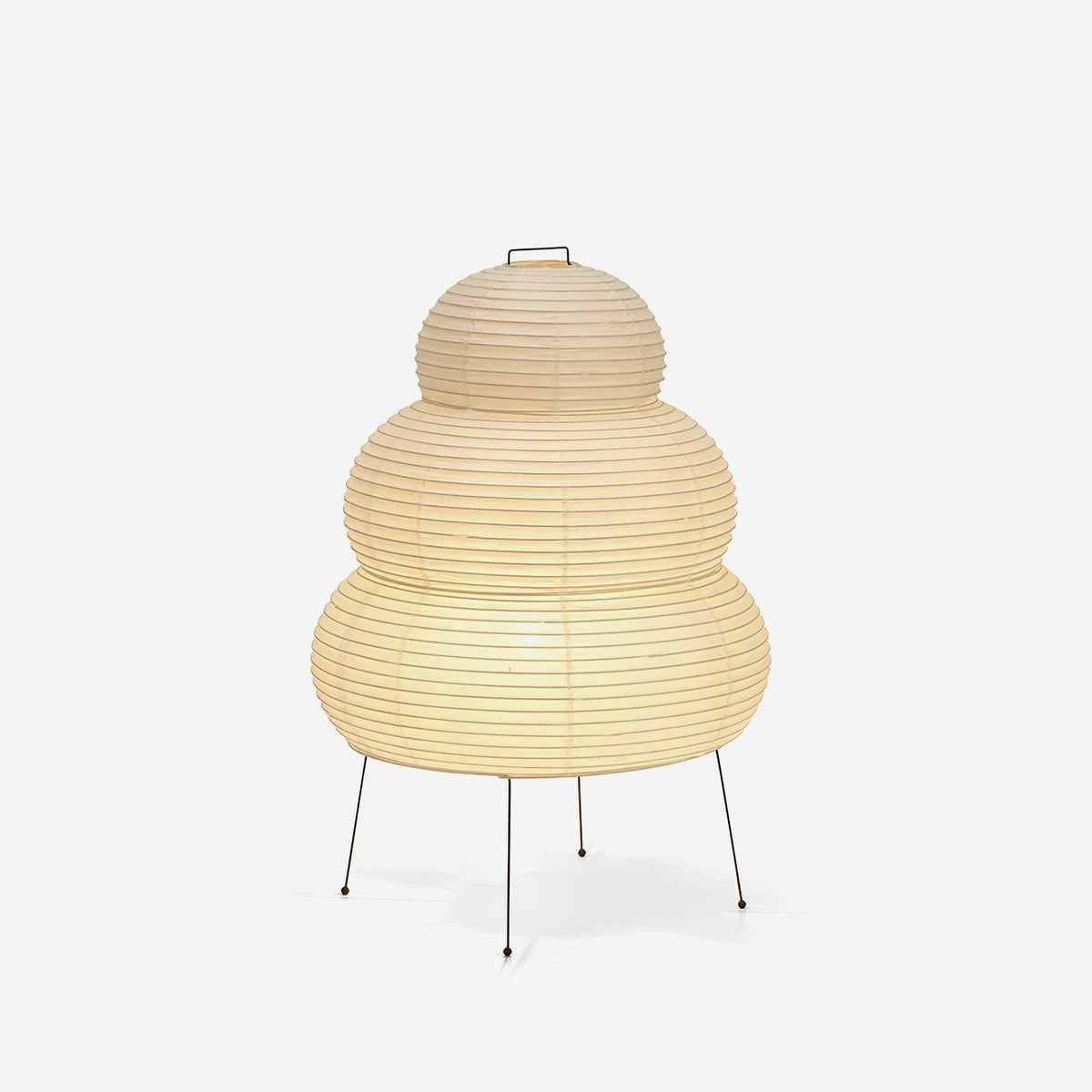 Kumo Lamps for Table, Japanese Lantern Table Lamps, White, 9 Sizes, Living Room & Bedside