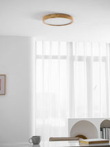 Aksel Dining Room Lighting Fixture, Wood Chandelier, Geometric Ceiling Light, Round or Square