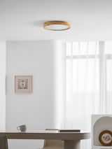 Aksel Dining Room Lighting Fixture, Wood Chandelier, Geometric Ceiling Light, Round or Square