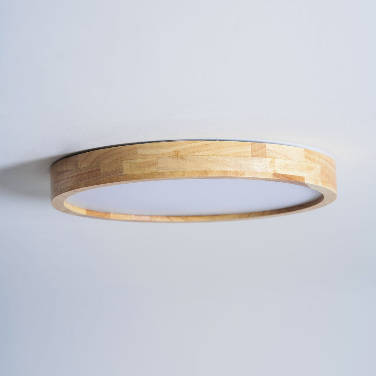 Aksel Dining Room Lighting Fixture, Wood Chandelier, Geometric Ceiling Light, Round or Square