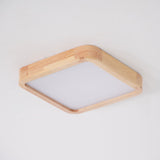 Aksel Dining Room Lighting Fixture, Wood Chandelier, Geometric Ceiling Light, Round or Square