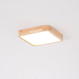 Aksel Dining Room Lighting Fixture, Wood Chandelier, Geometric Ceiling Light, Round or Square