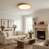 Aksel Dining Room Lighting Fixture, Wood Chandelier, Geometric Ceiling Light, Round or Square