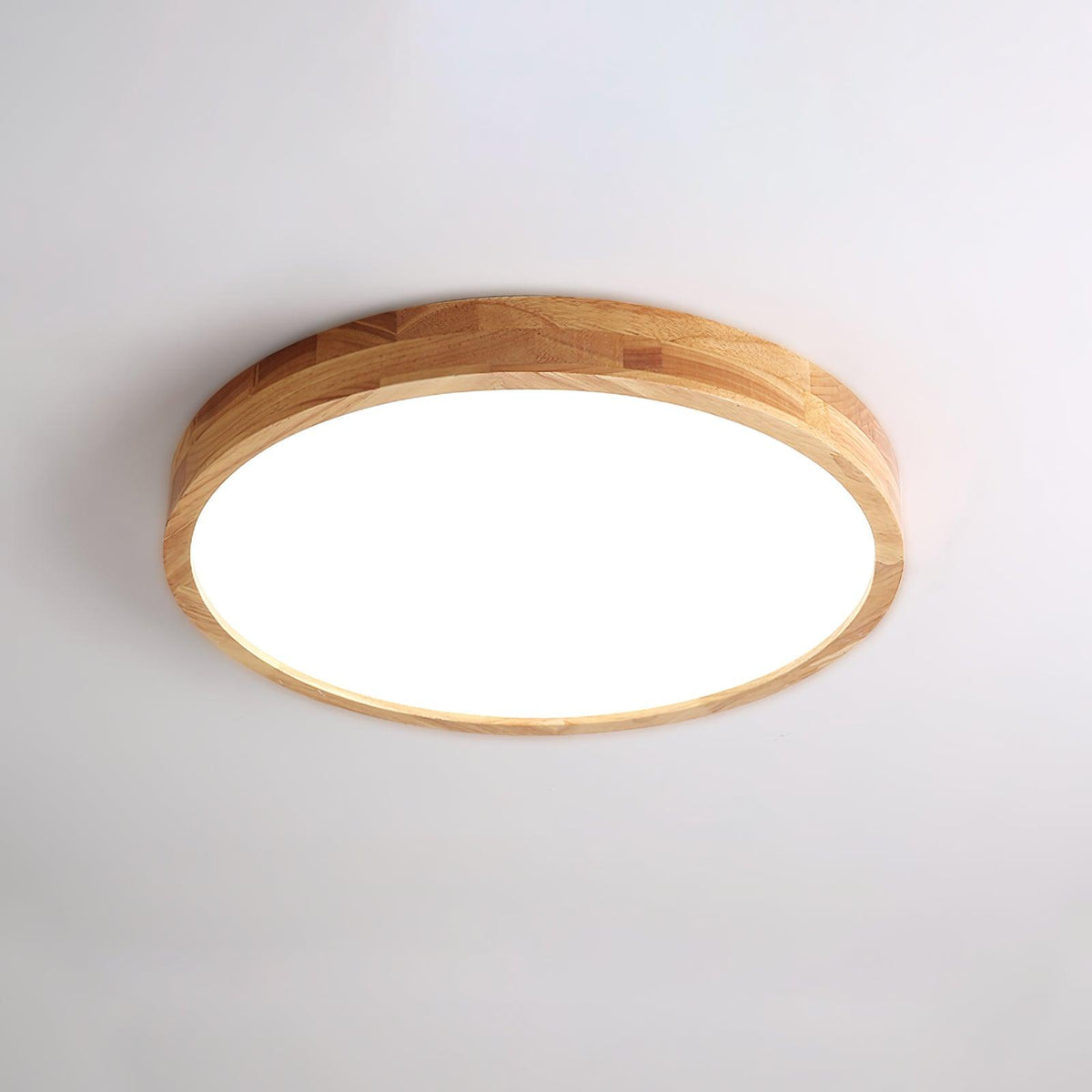 Aksel Dining Room Lighting Fixture, Wood Chandelier, Geometric Ceiling Light, Round or Square