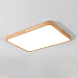 Aksel Dining Room Lighting Fixture, Wood Chandelier, Geometric Ceiling Light, Round or Square