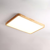 Aksel Dining Room Lighting Fixture, Wood Chandelier, Geometric Ceiling Light, Round or Square
