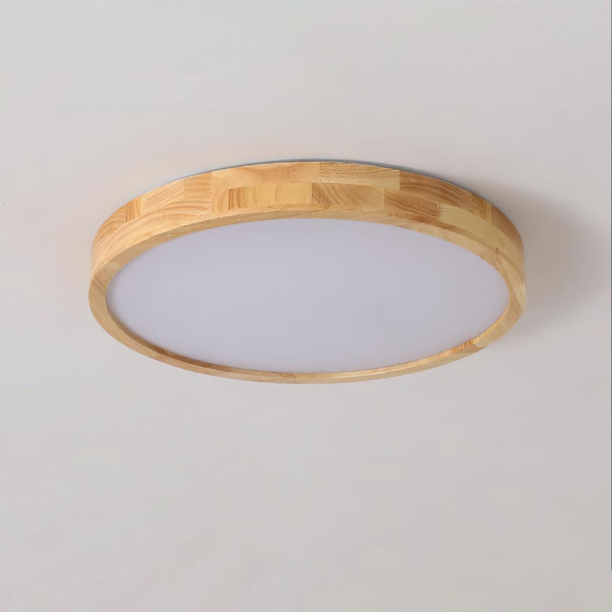 Aksel Dining Room Lighting Fixture, Wood Chandelier, Geometric Ceiling Light, Round or Square