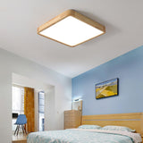 Aksel Dining Room Lighting Fixture, Wood Chandelier, Geometric Ceiling Light, Round or Square