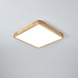 Aksel Dining Room Lighting Fixture, Wood Chandelier, Geometric Ceiling Light, Round or Square