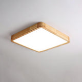 Aksel Dining Room Lighting Fixture, Wood Chandelier, Geometric Ceiling Light, Round or Square