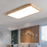 Aksel Dining Room Lighting Fixture, Wood Chandelier, Geometric Ceiling Light, Round or Square