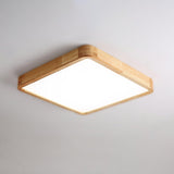 Aksel Dining Room Lighting Fixture, Wood Chandelier, Geometric Ceiling Light, Round or Square