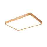 Aksel Dining Room Lighting Fixture, Wood Chandelier, Geometric Ceiling Light, Round or Square