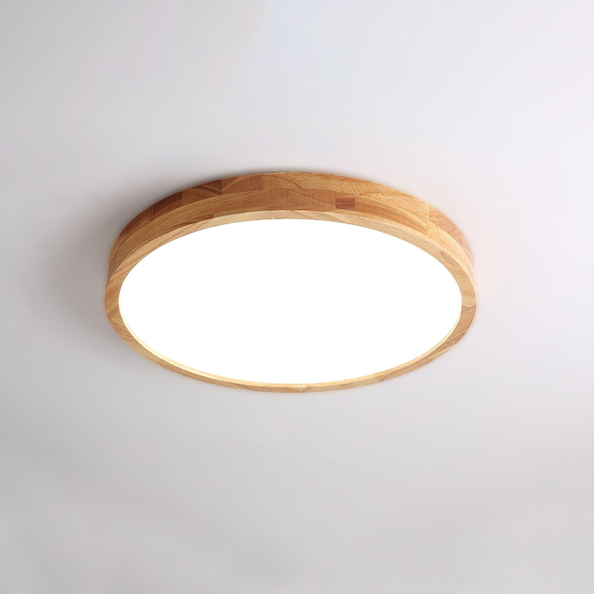 Aksel Dining Room Lighting Fixture, Wood Chandelier, Geometric Ceiling Light, Round or Square