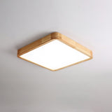 Aksel Dining Room Lighting Fixture, Wood Chandelier, Geometric Ceiling Light, Round or Square