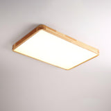 Aksel Dining Room Lighting Fixture, Wood Chandelier, Geometric Ceiling Light, Round or Square