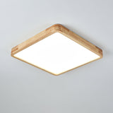 Aksel Dining Room Lighting Fixture, Wood Chandelier, Geometric Ceiling Light, Round or Square
