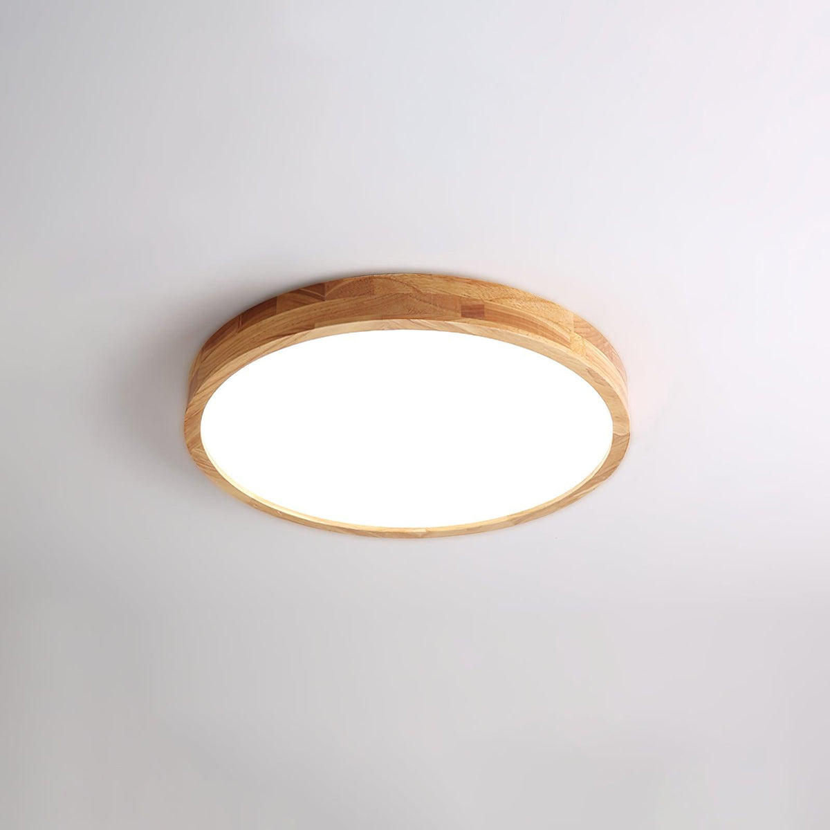 Aksel Dining Room Lighting Fixture, Wood Chandelier, Geometric Ceiling Light, Round or Square