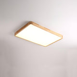Aksel Dining Room Lighting Fixture, Wood Chandelier, Geometric Ceiling Light, Round or Square
