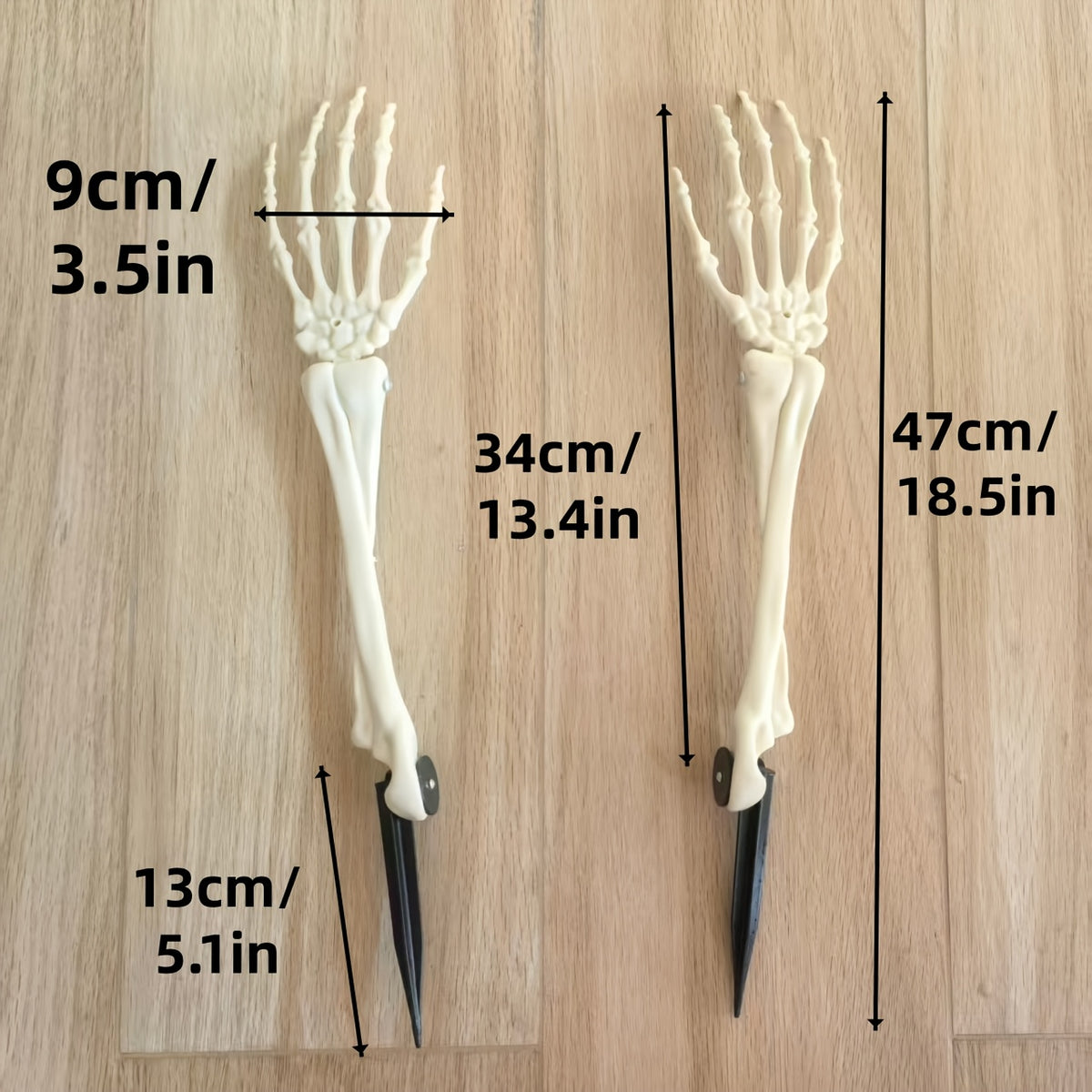 Halloween Skeleton Hand Decorations, Pair - Yard & Garden Ground Decor