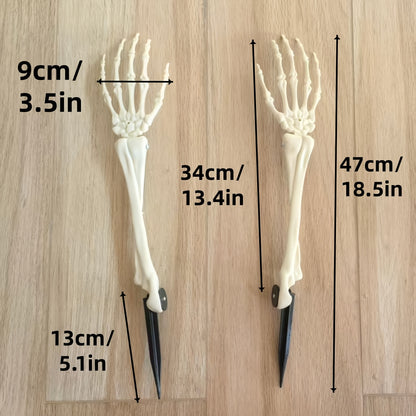 Halloween Skeleton Hand Decorations, Pair - Yard & Garden Ground Decor