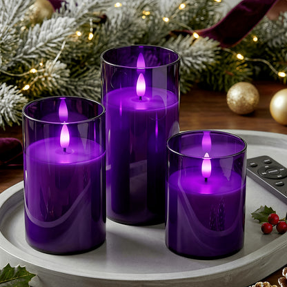 Flameless LED Candle Lamp Set - Halloween Ambiance Lighting