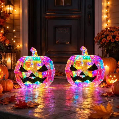 Single and two pack pumpkin light options