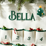 Christmas countdown calendar as holiday decor