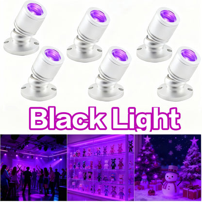 USB UV Black Light Mini Spotlights - Halloween Glow Party