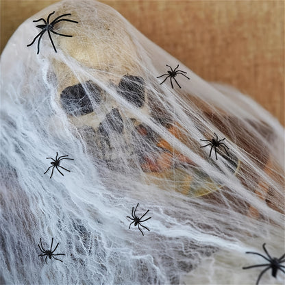 Halloween Spider Web Decoration, 1500 Sq Ft - Outdoor Yard Decor