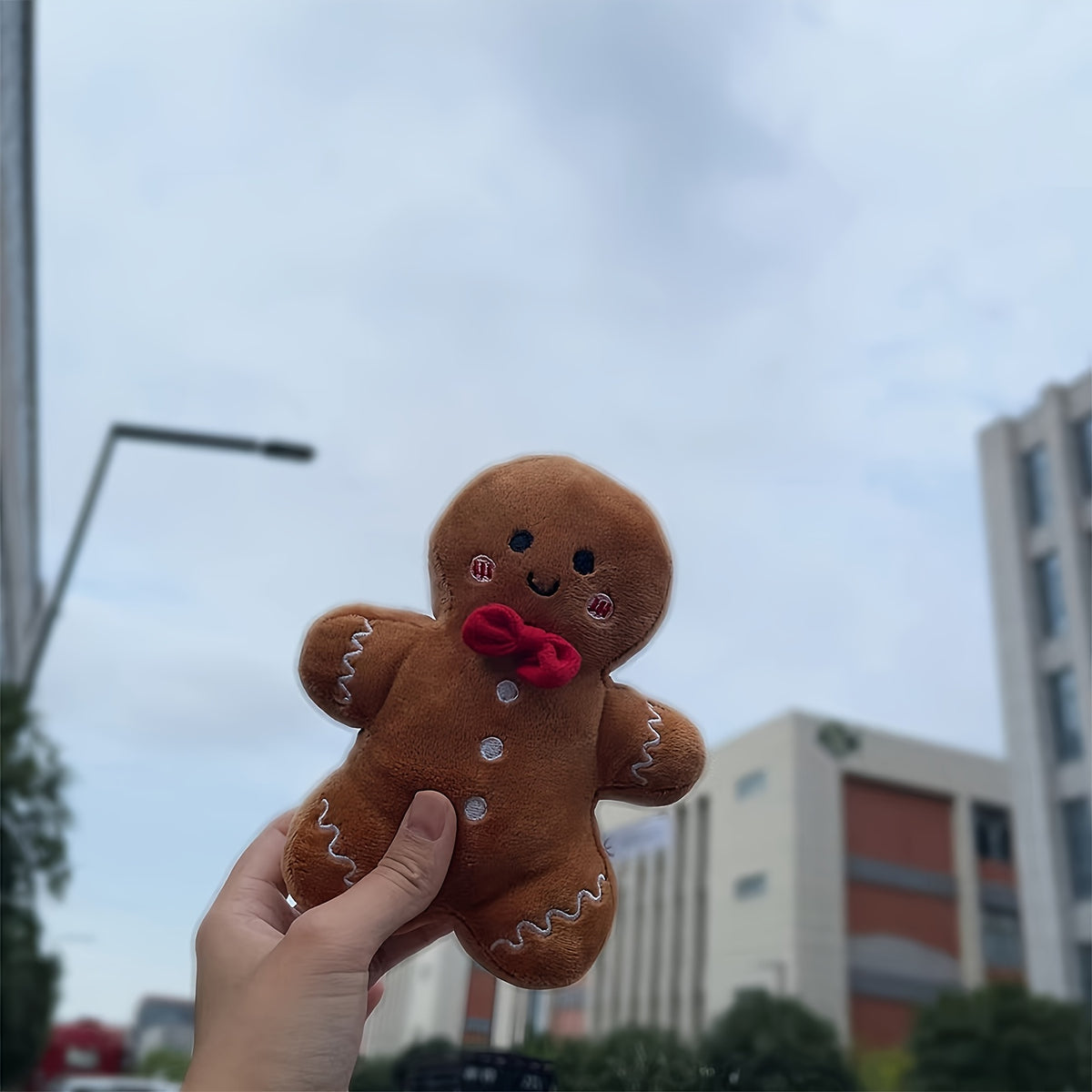 Gingerbread man plush for under the Christmas tree