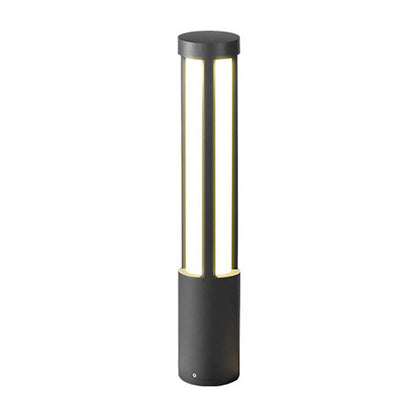 Tårn Modern Cylindrical LED Bollard Light, Outdoor Pathway Light
