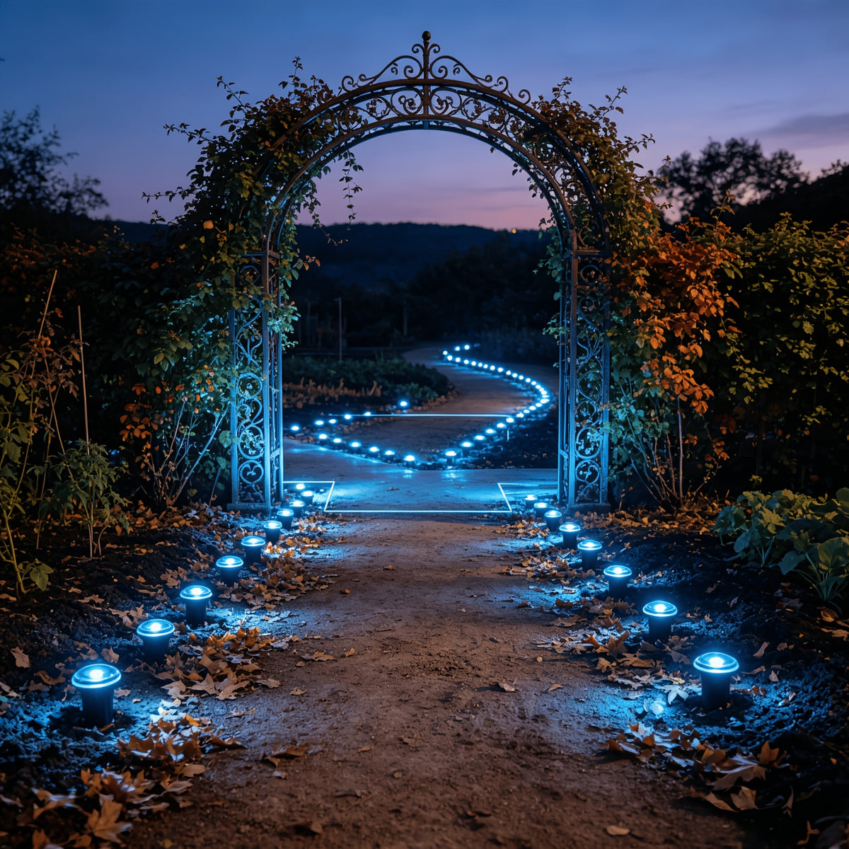 Solar Halloween Garden String Lights - Outdoor Spike Lights