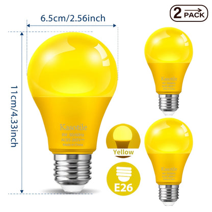 Halloween LED Light Bulb, A19 E26/E27 Color Bulb, Non-Dimmable
