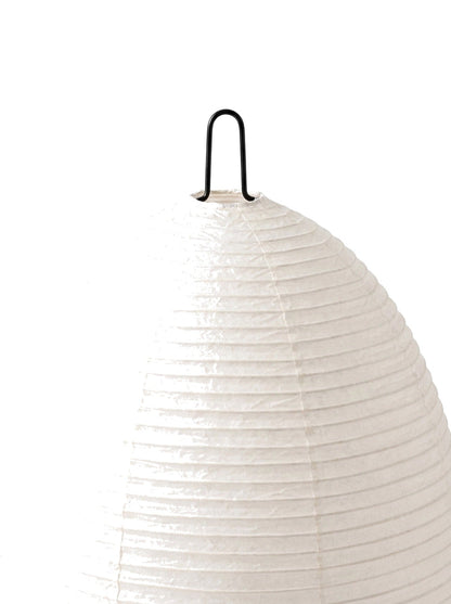 Tsuki Washi Rice Paper Table Lamp, Noguchi-Style Akari Bedside Light